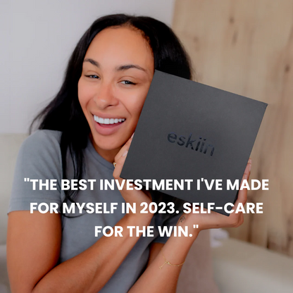 better skin and hair, guaranteed.  eskiin Filtered Showerhead®