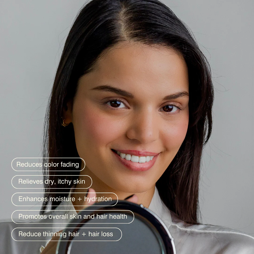 better skin and hair, guaranteed.  eskiin Filtered Showerhead®