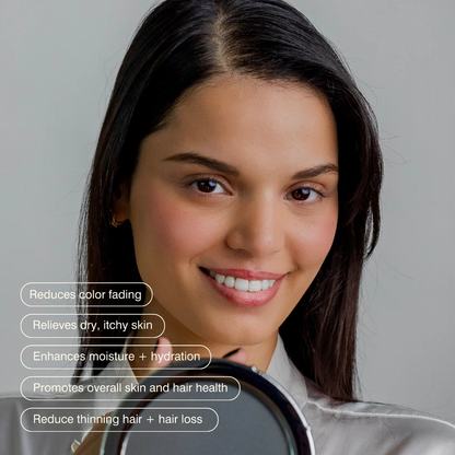 better skin and hair, guaranteed.  eskiin Filtered Showerhead®